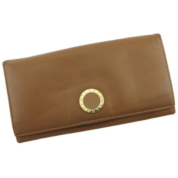 BVLGARI wallet Corolle leather Authentic - Picture 1 of 8